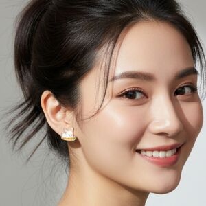 Cute Bunny Carrot Earrings